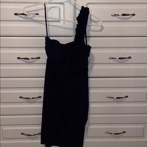 One shoulder mini dress